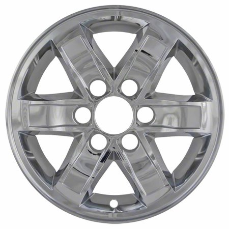 COAST2COAST 17", 6 Spoke, Chrome Plated, Plastic, Set Of 4, Not Compatible With Steel Wheels IWCIMP358X